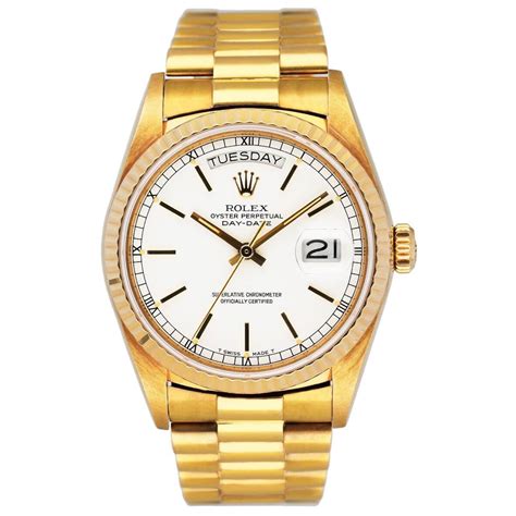 pres rolex single quick what year started|rolex day date set.